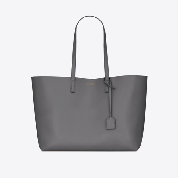 SHOPPING SAINT LAURENT LEATHER TOTE - Picture 2 of 14